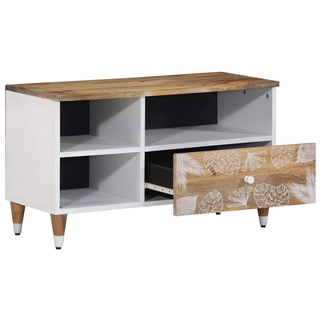Thumbnail - vidaXL TV-Schrank 80x33,5x46 cm Massivholz Mango
