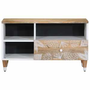 TV skříňka 80x33,5x46 cm masivní mangovníkové dřevo - obrázek 2