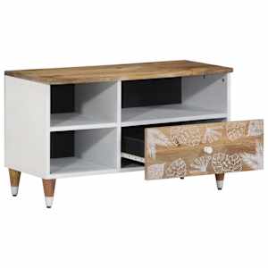 TV skříňka 80x33,5x46 cm masivní mangovníkové dřevo - obrázek 3