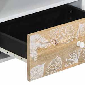 TV skříňka 80x33,5x46 cm masivní mangovníkové dřevo - obrázek 8