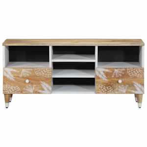 TV skříňka 100x33,5x46 cm masivní mangovníkové dřevo - obrázek 2