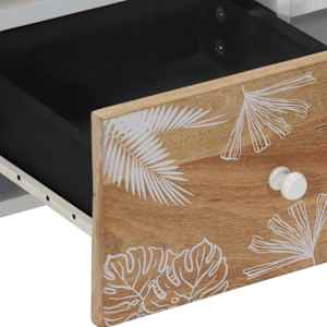 TV skříňka 100x33,5x46 cm masivní mangovníkové dřevo - obrázek 7