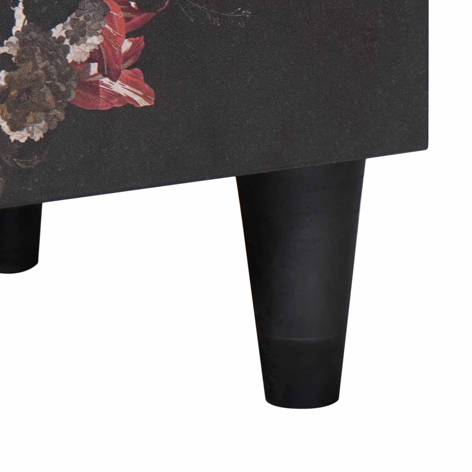 Yöpöytä ovella Musta 40 x 33 x 46 cm Kiinteä mango puu - Image 8