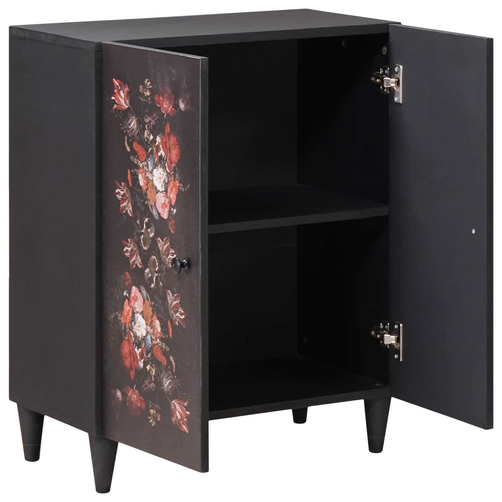 vidaXL Opslagkasten Multikleur 60 x 33.4 x 75.1 cm Massief Mango Hout