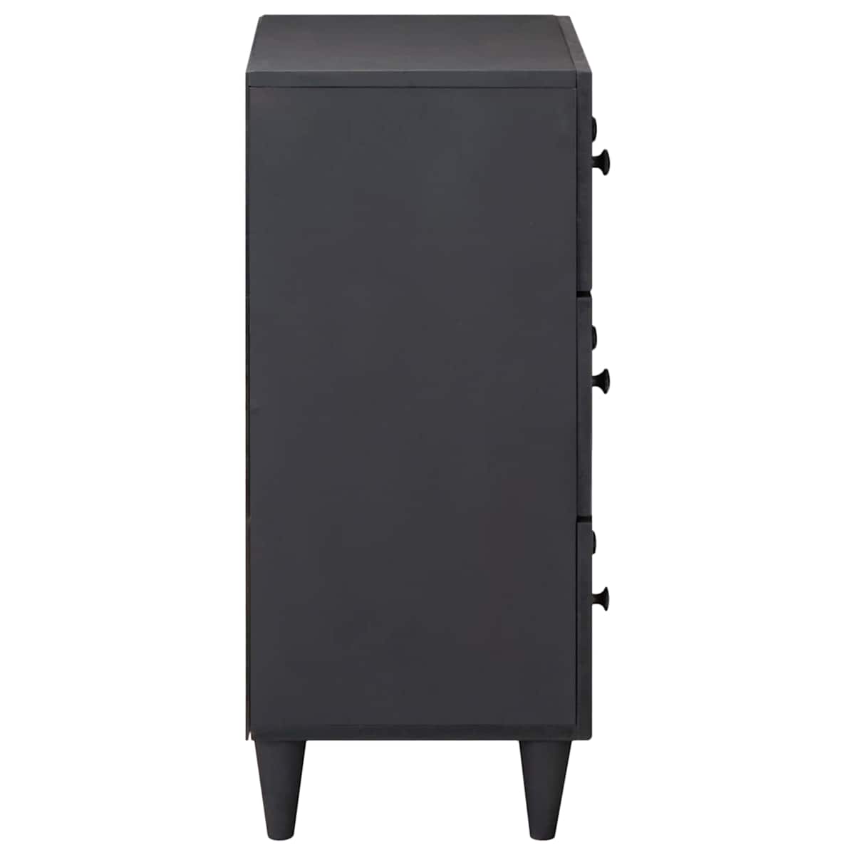 Opbevaringsskabe 60 x 33 x 75 cm Massivt mangotræ Flerfarvet - Billede 4