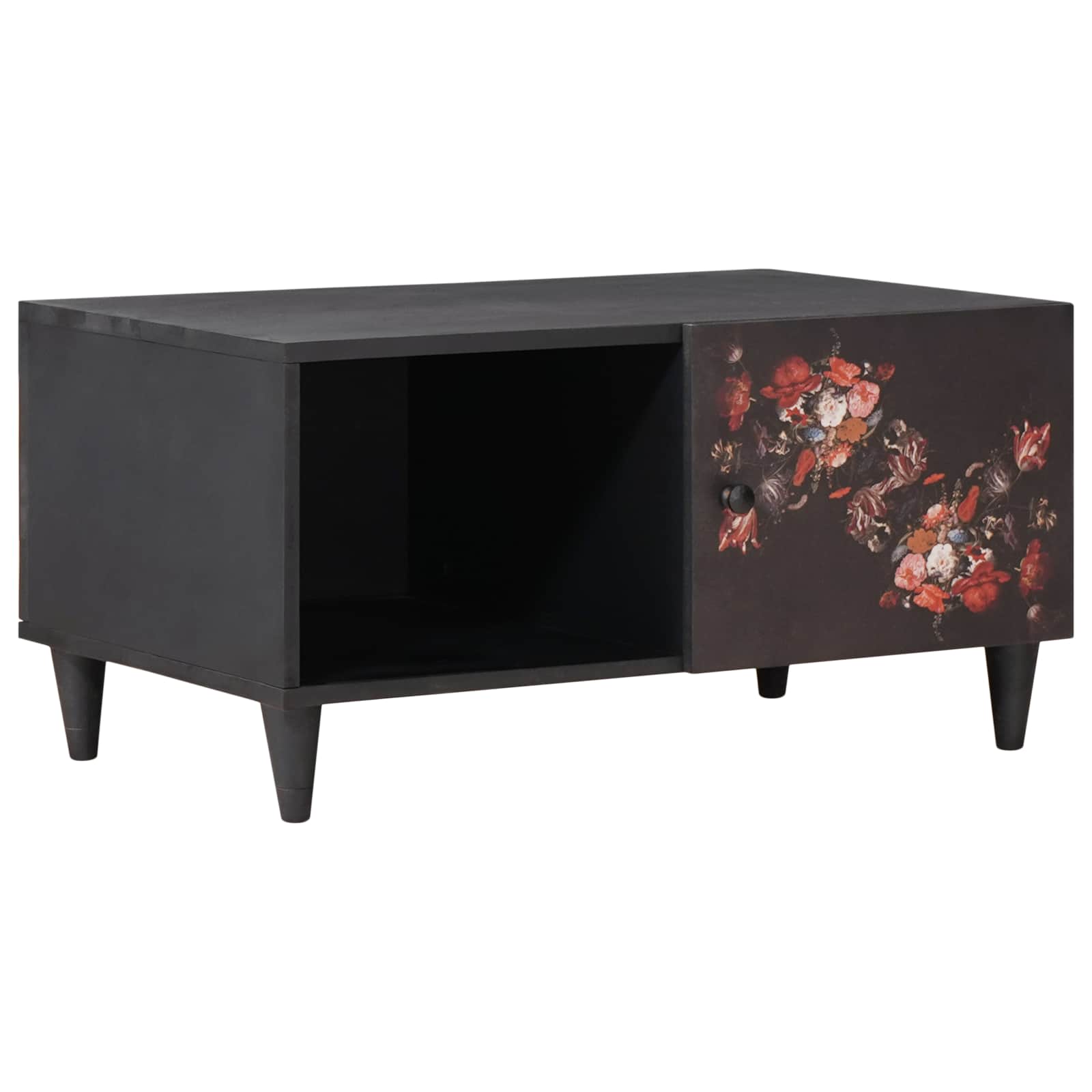 vidaXL Masă de cafea Multicolour 80 x 50 x 40 cm Lemn de mango solid