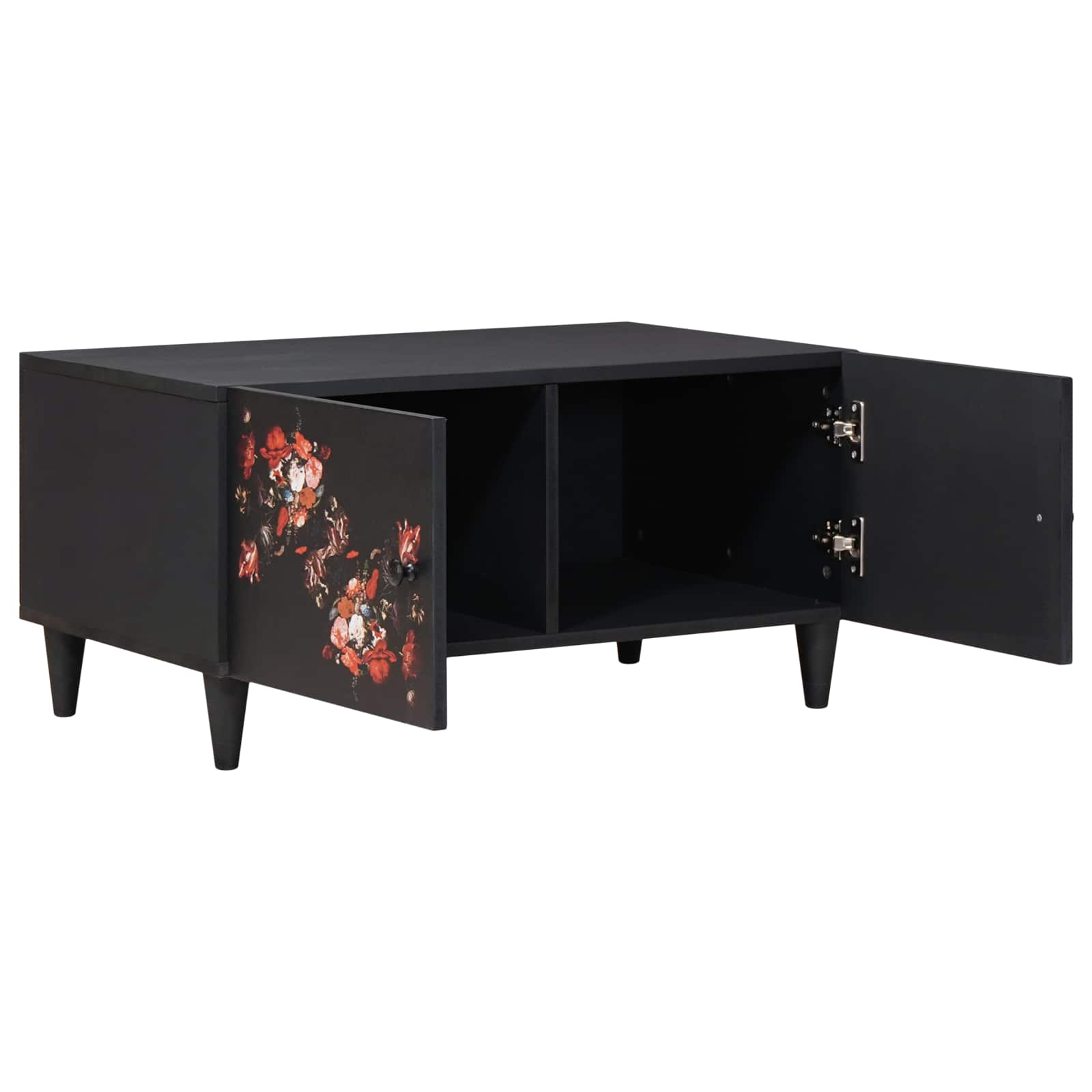 vidaXL Salontafel Multikleur 80 x 50 x 40 cm Massief Mango Hout