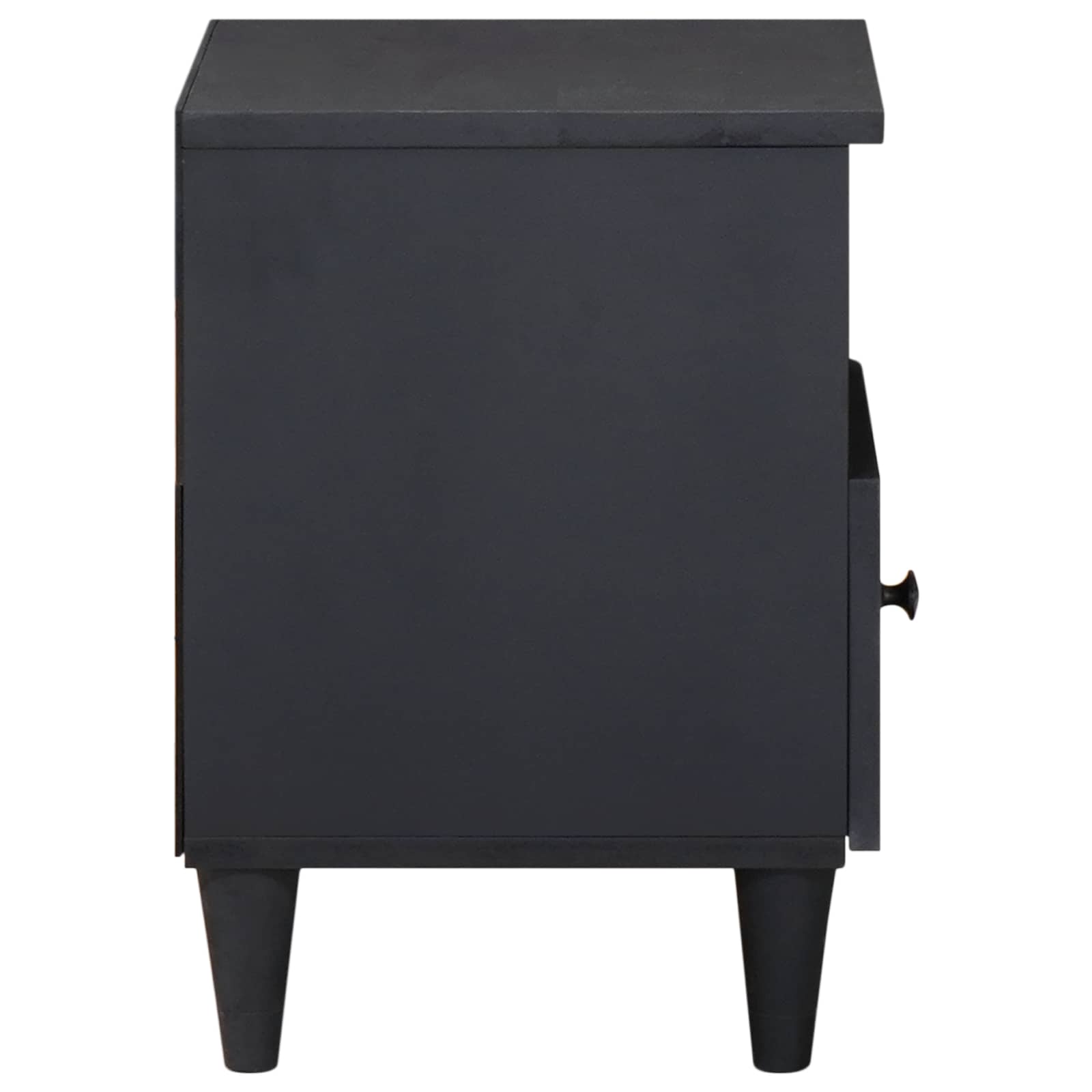 Yöpöytä 2 pcs Ruskea 40 x 33 x 46 cm Kiinteä mango puu - Image 4