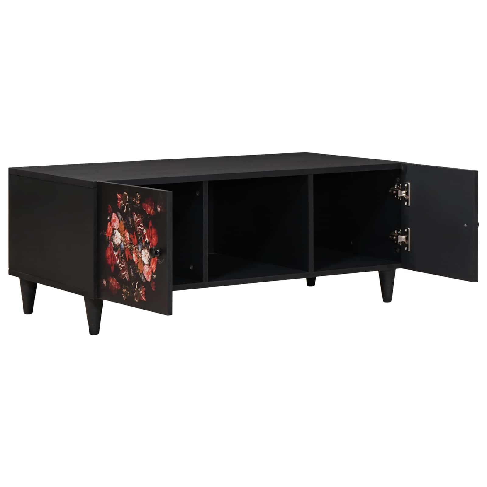 vidaXL Salontafel Multikleur 100 x 54 x 40 cm Massief Mango Hout