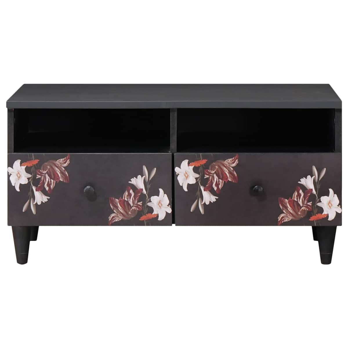 Sofabord Flerfarvet 80 x 54 x 40 cm Massivt mangotræ - Billede 3