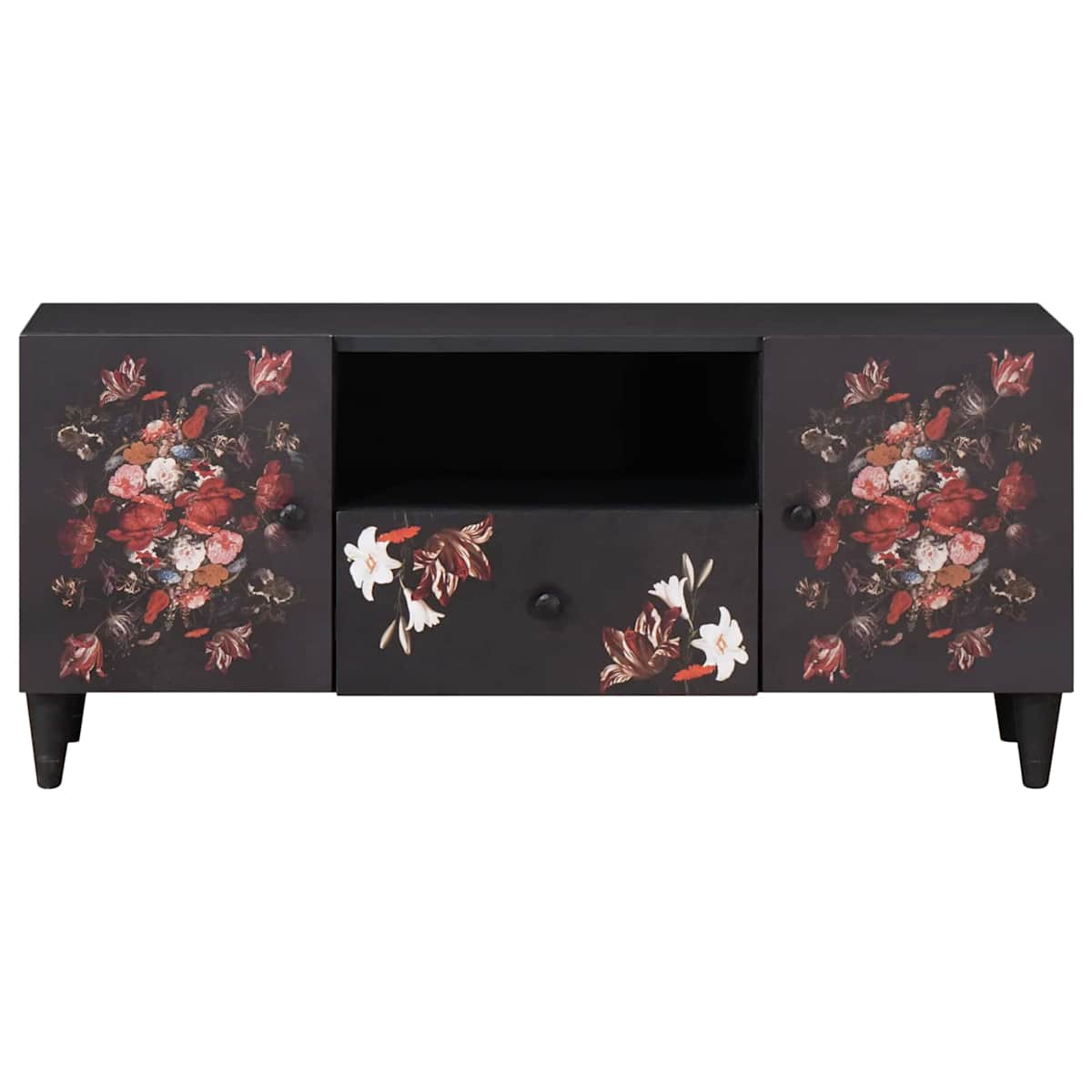 Opbevaringsskabe Flerfarvet 105 x 33,5 x 46 cm Massivt mangotræ - Billede 3