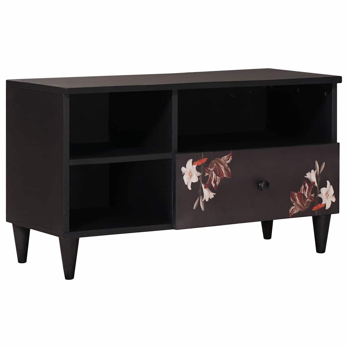 Opbevaringsskabe Flerfarvet 80 x 33,5 x 46 cm Massivt mangotræ