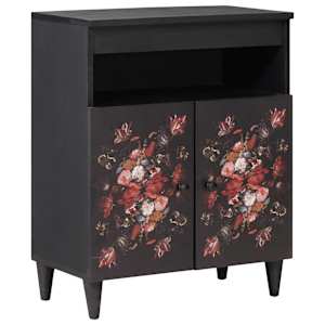 Omare za shranjevanje z vrati večbarvno 60 x 33,5 x 75 cm