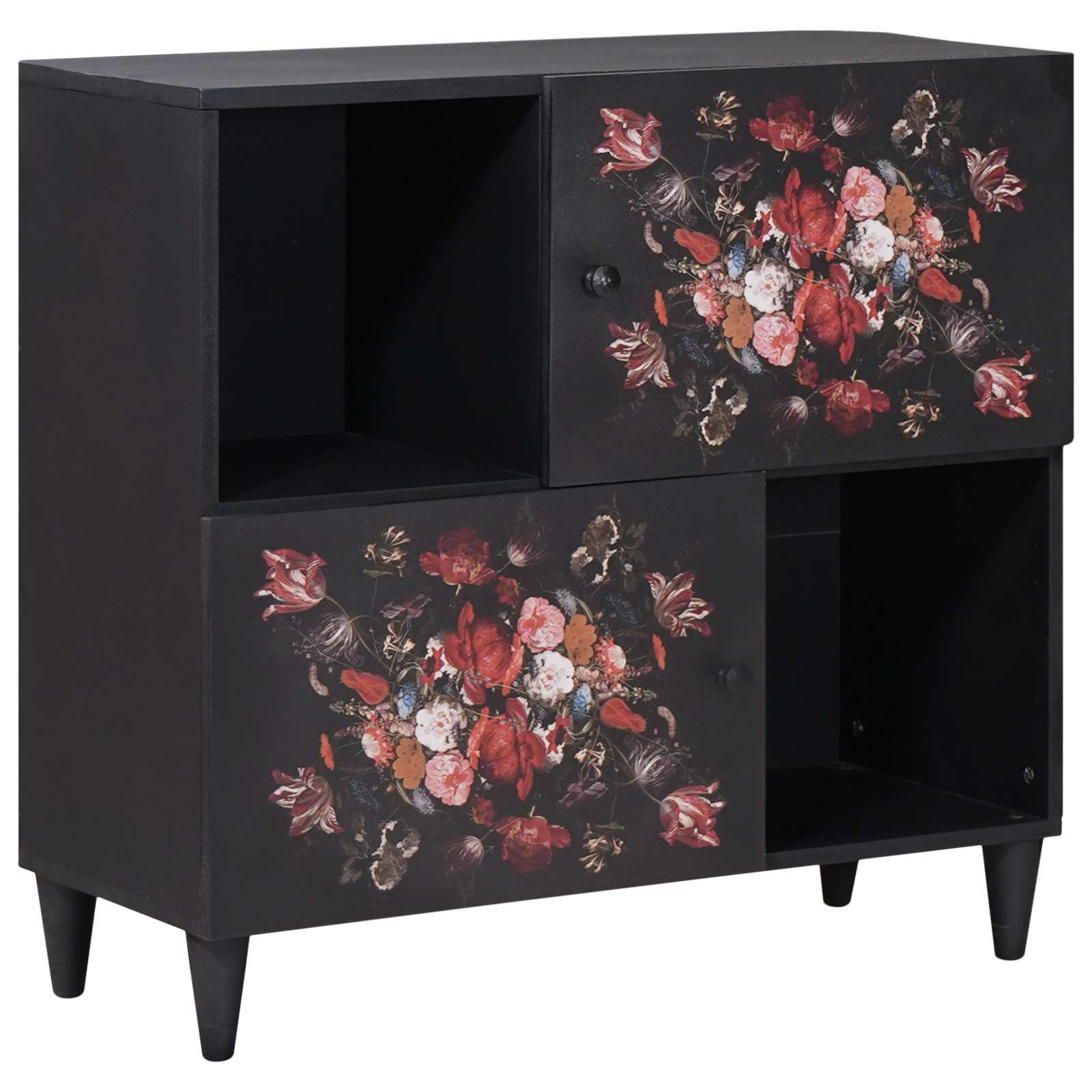 vidaXL Dulapuri de depozitare cu ușă Multicolour 80 x 33,5 x 75 cm