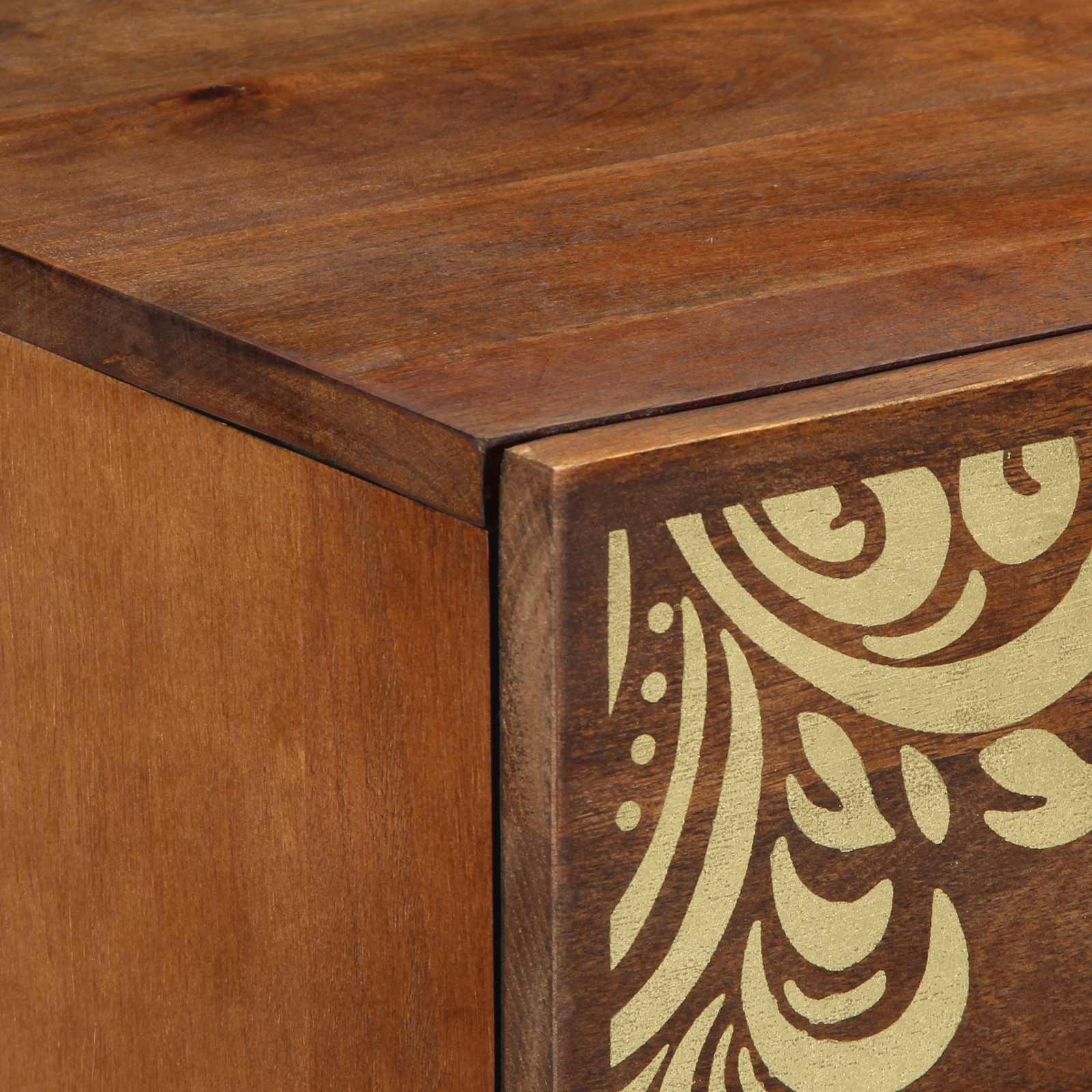 Dressoir Bruin 60 x 33 x 75 cm Massief Mango Hout image 6