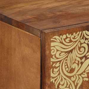 Servírovací skříň Hnědá 60 x 33 x 75 cm Masivní mangové dřevo - obrázek 7