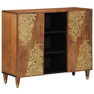 vidaXL K&otilde;ide Pruun 90 x 33 x 75 cm Tugev mango puu