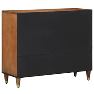 Servírovací skříň Hnědá 90 x 33 x 75 cm Masivní mangové dřevo - obrázek 5