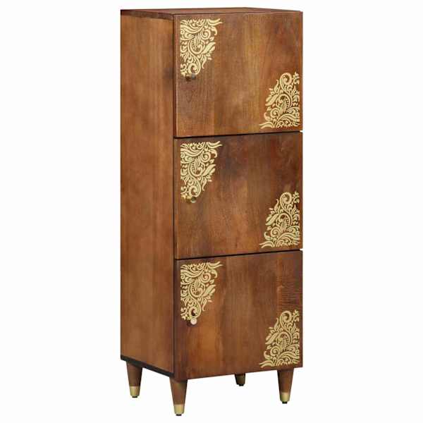 vidaXL K&otilde;rgushein riiuliga Pruun 40 x 33 x 110 cm Tugev mango puu