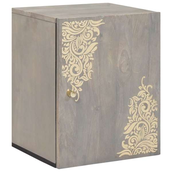 vidaXL Seinekapp Hall 38 x 33 x 48 cm Tugev mango puu