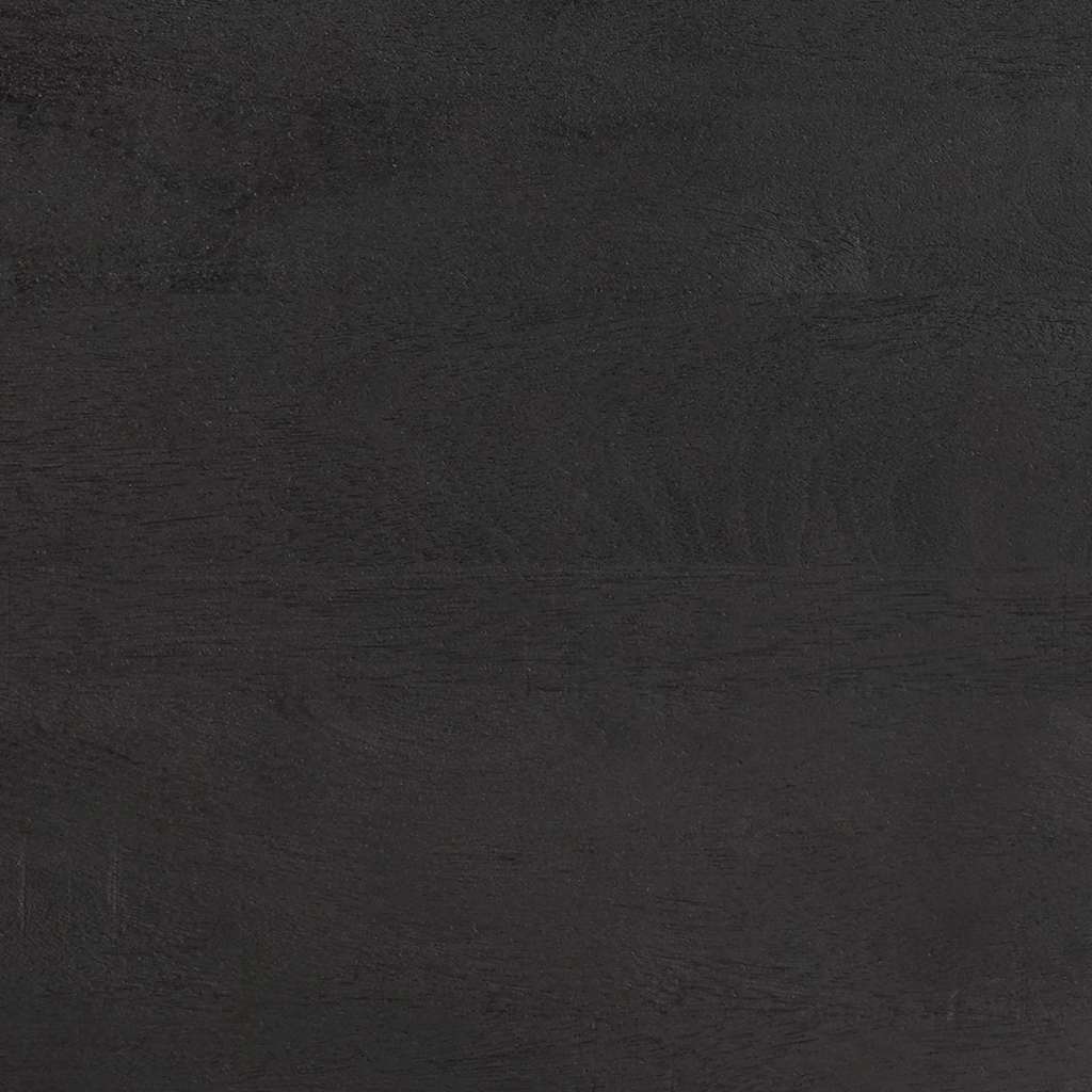 Yöpöytäkaappi 2 pcs Musta 40 x 33 x 46 cm Kiinteä mango puu - Image 11