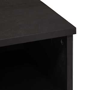 Televizní skříň Černá 100 x 33 x 46 cm Masivní mangové dřevo - obrázek 6