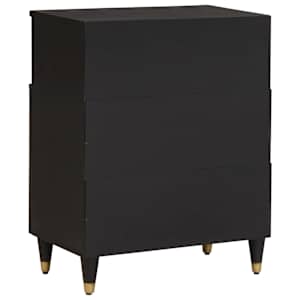 Servírovací skříň Černá 60 x 33 x 75 cm Masivní mangové dřevo - obrázek 5