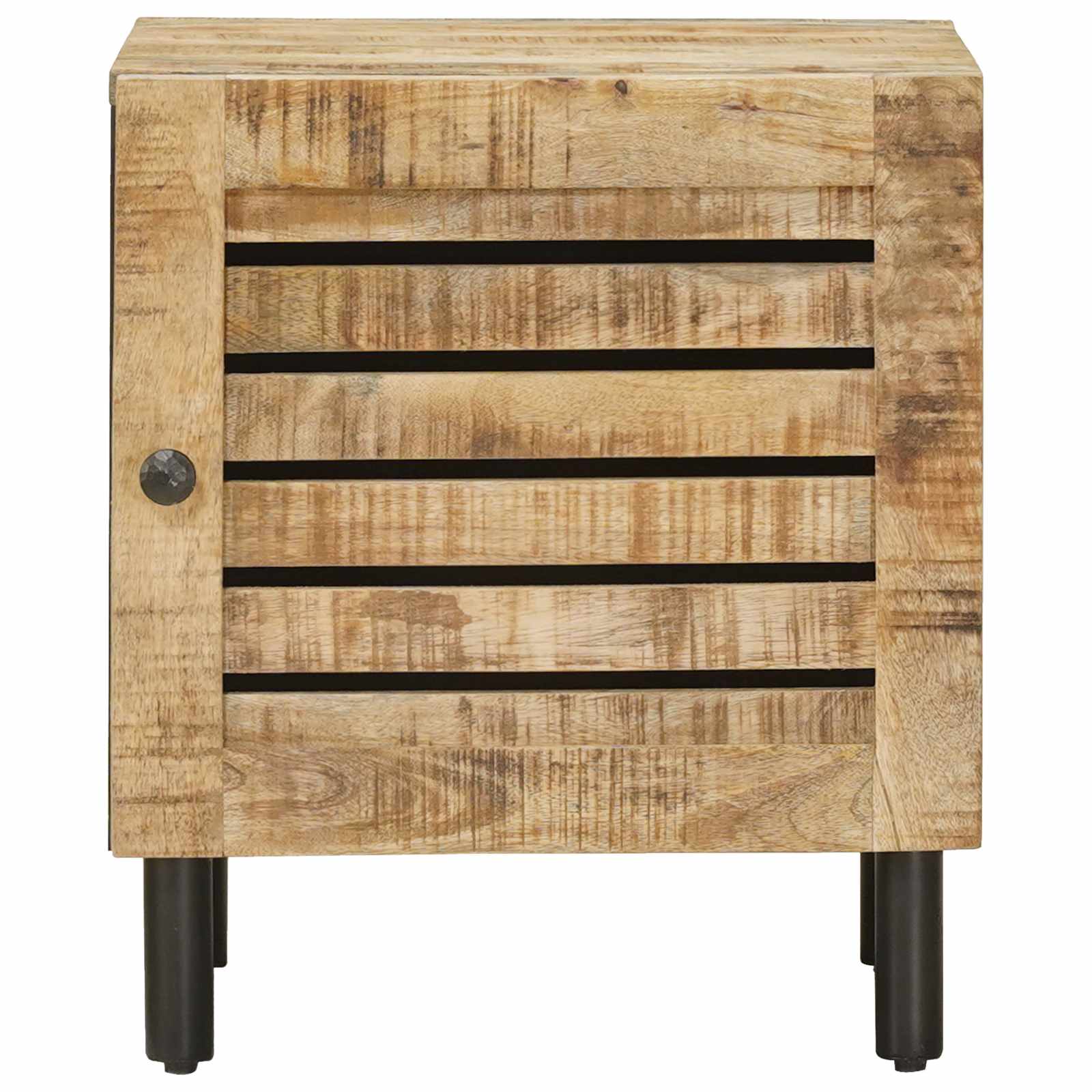 Nachtkastje 2 st Naturel 40 x 33 x 46 cm Massief Mango Hout image 4