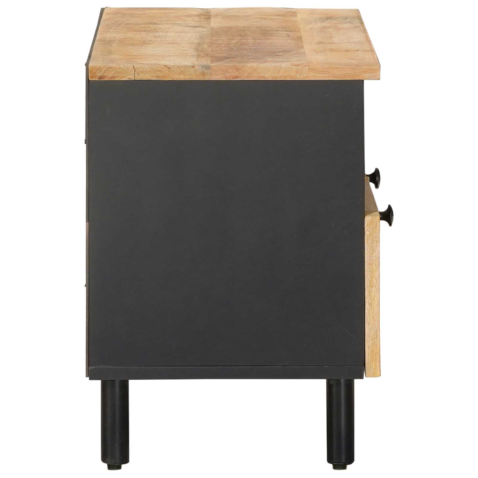 Opslagkasten Naturel 70 x 33 x 46 cm Massief Mango Hout image 5
