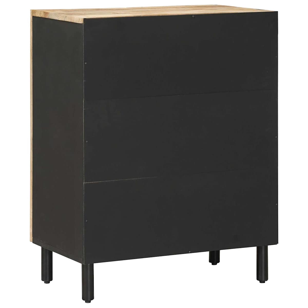 Opbevaringsskabe 60 x 33 x 75 cm Massivt mangotræ Naturfarvet - Billede 6