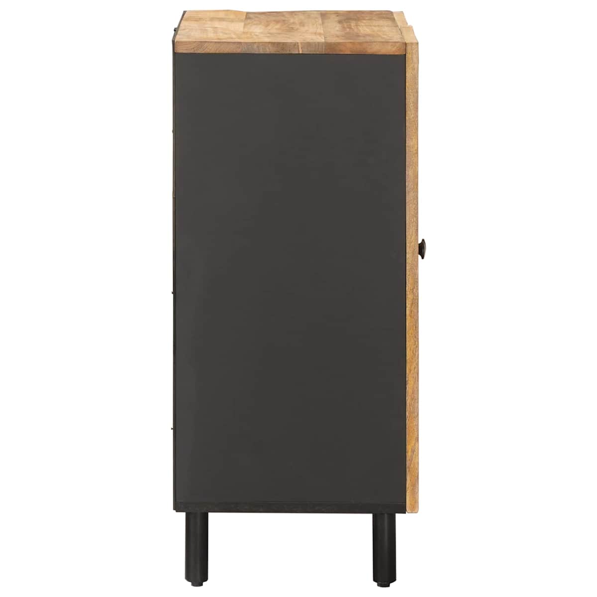Opbevaringsskabe 60 x 33 x 75 cm Massivt mangotræ Naturfarvet - Billede 5