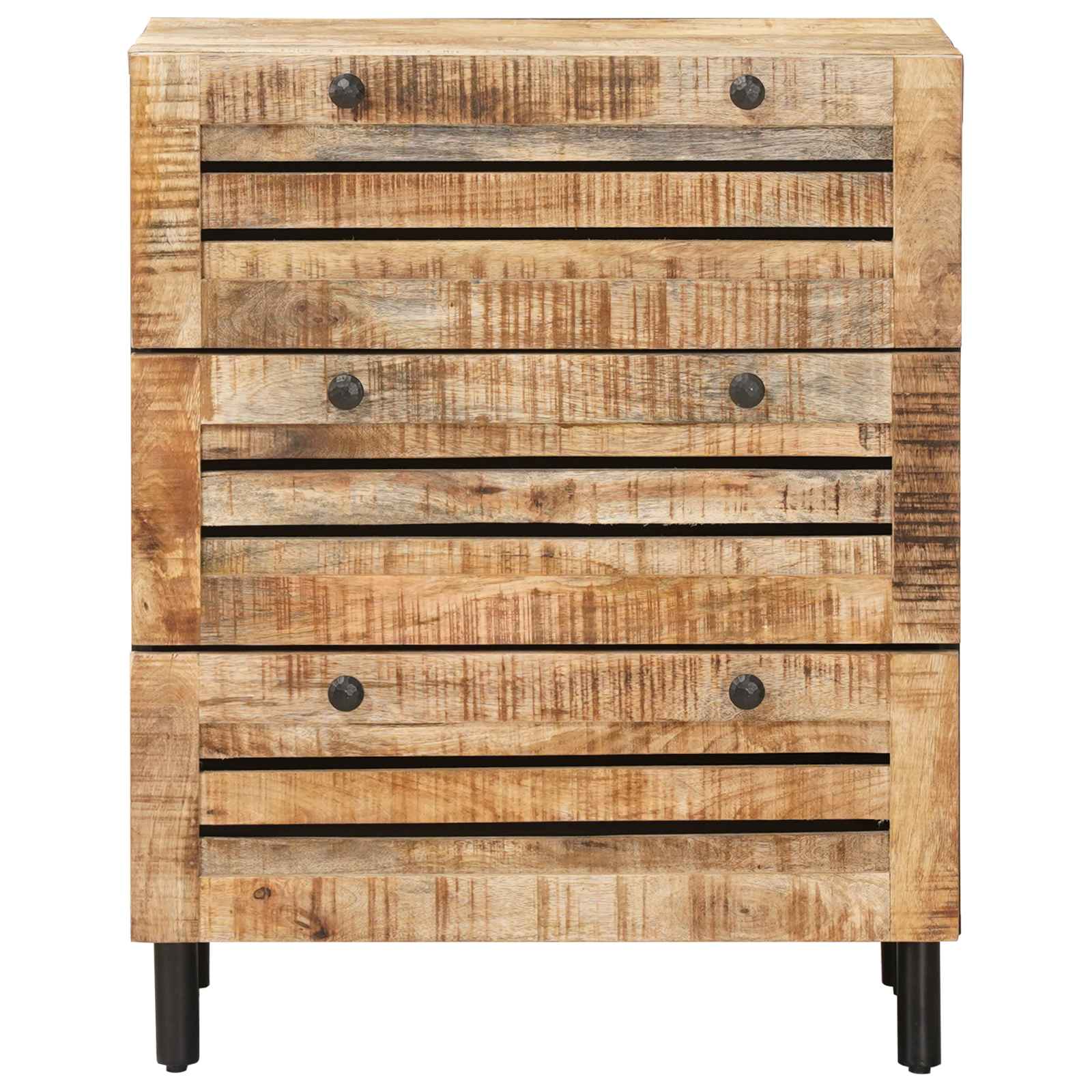 Opslagkasten 60 x 33 x 75 cm Massief Mango Hout Naturel image 4