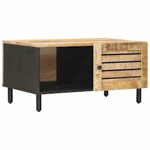 vidaXL Kohvilaud Naturaalne 80 x 50 x 40 cm Tugev mango puu