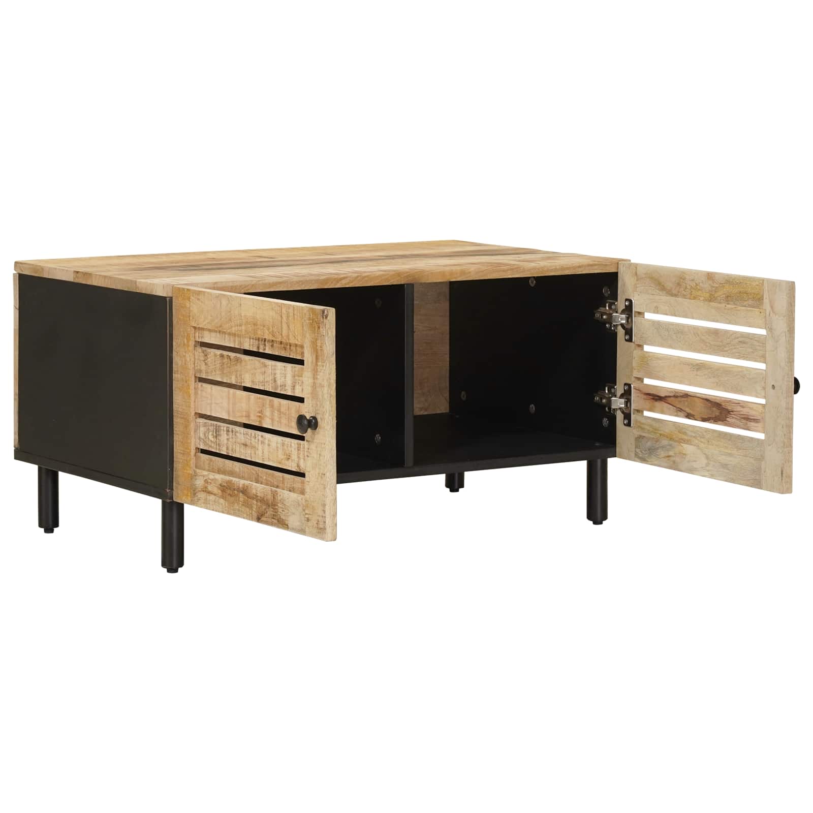 Salontafel Naturel 80 x 50 x 40 cm Massief Mango Hout image 3