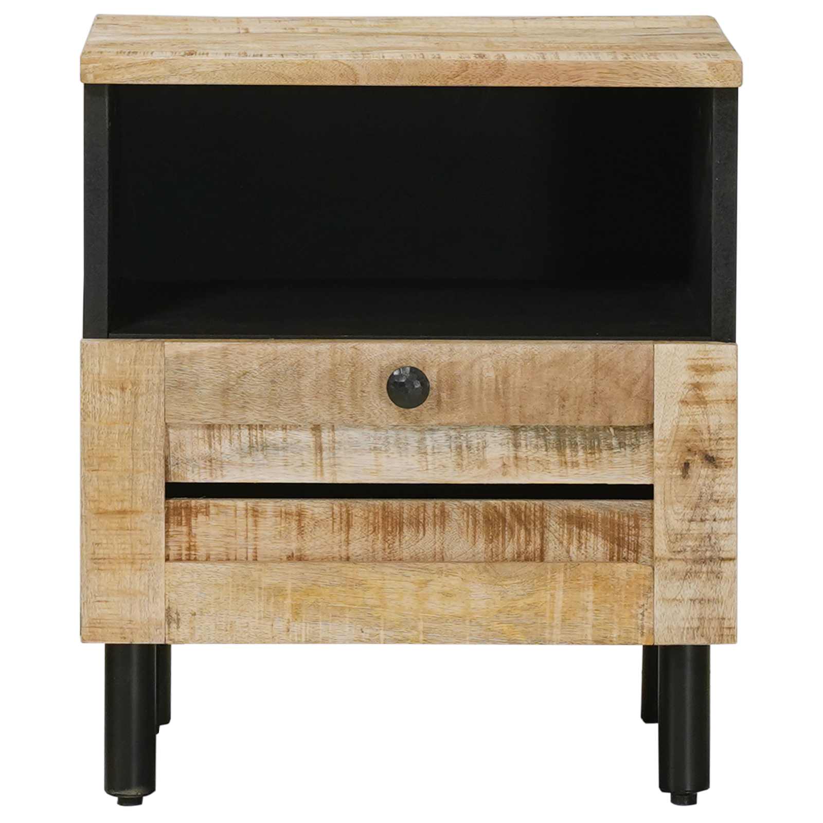 Nachtkastje 2 pcs Bruin 40 x 33 x 46 cm Massief Mango Hout image 4