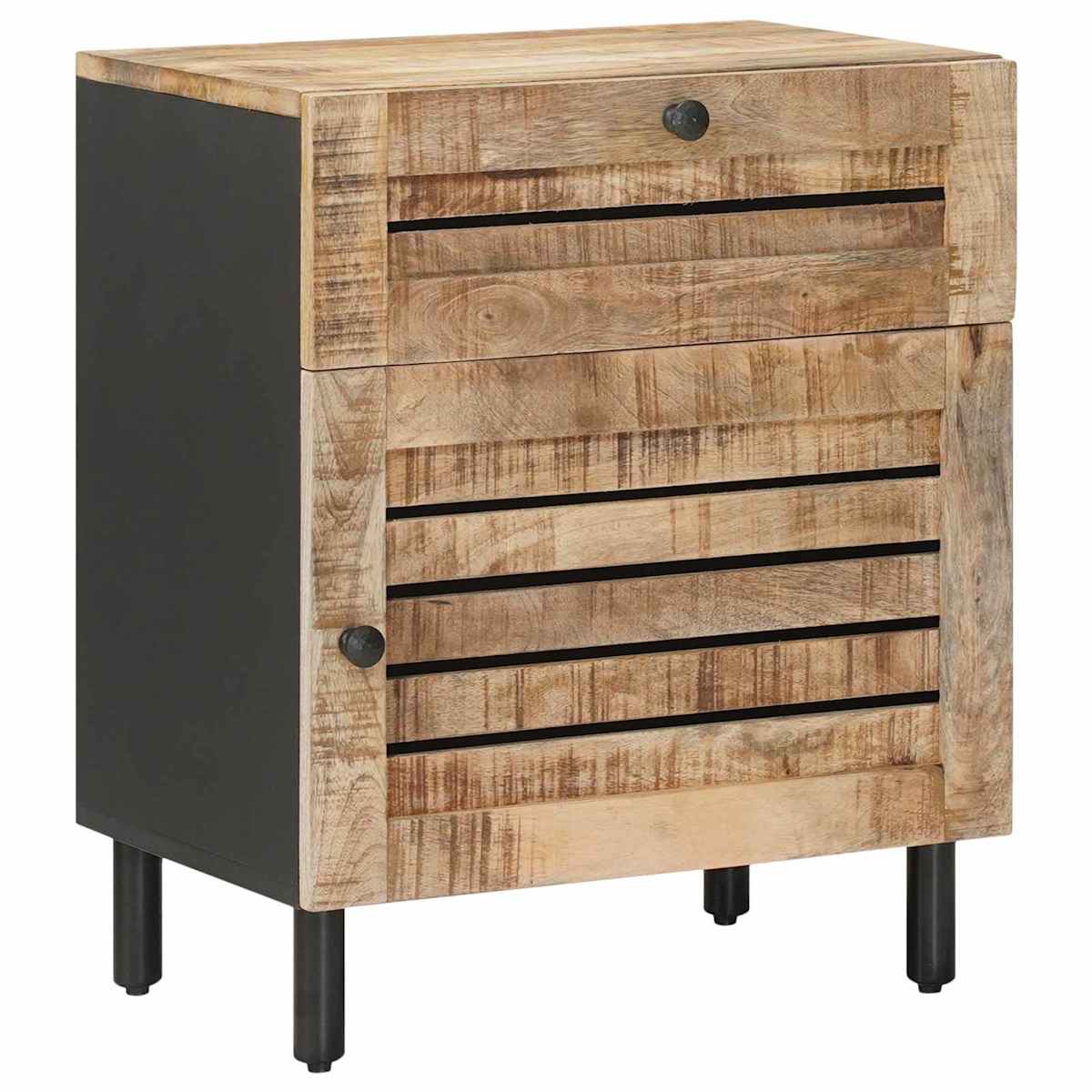 Sengebord Naturfarvet 50 x 33 x 60 cm Massivt mangotræ - Billede 2