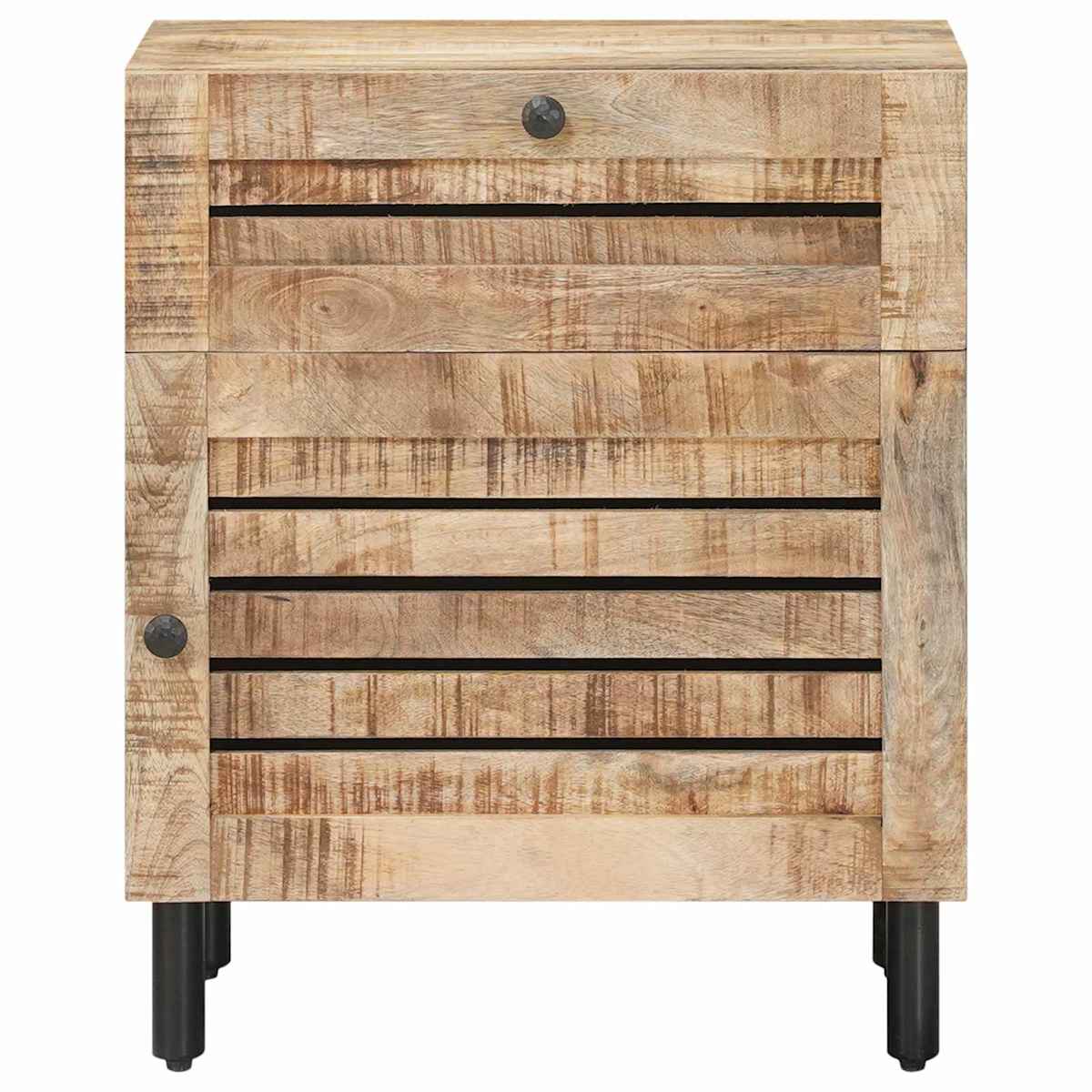 Sengebord Naturfarvet 50 x 33 x 60 cm Massivt mangotræ - Billede 4