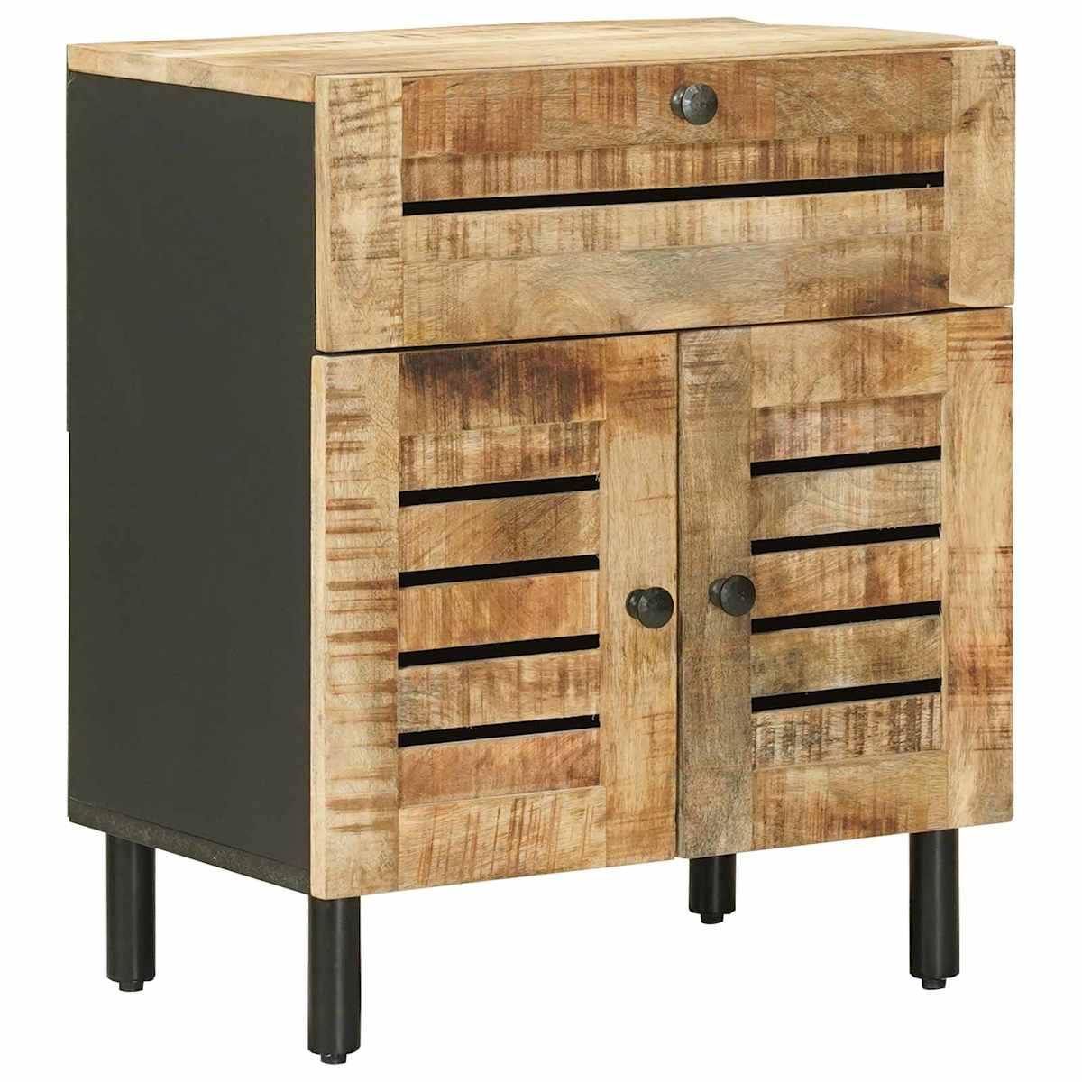 Sengebord Naturfarvet 50 x 33 x 60 cm Massivt mangotræ - Billede 2