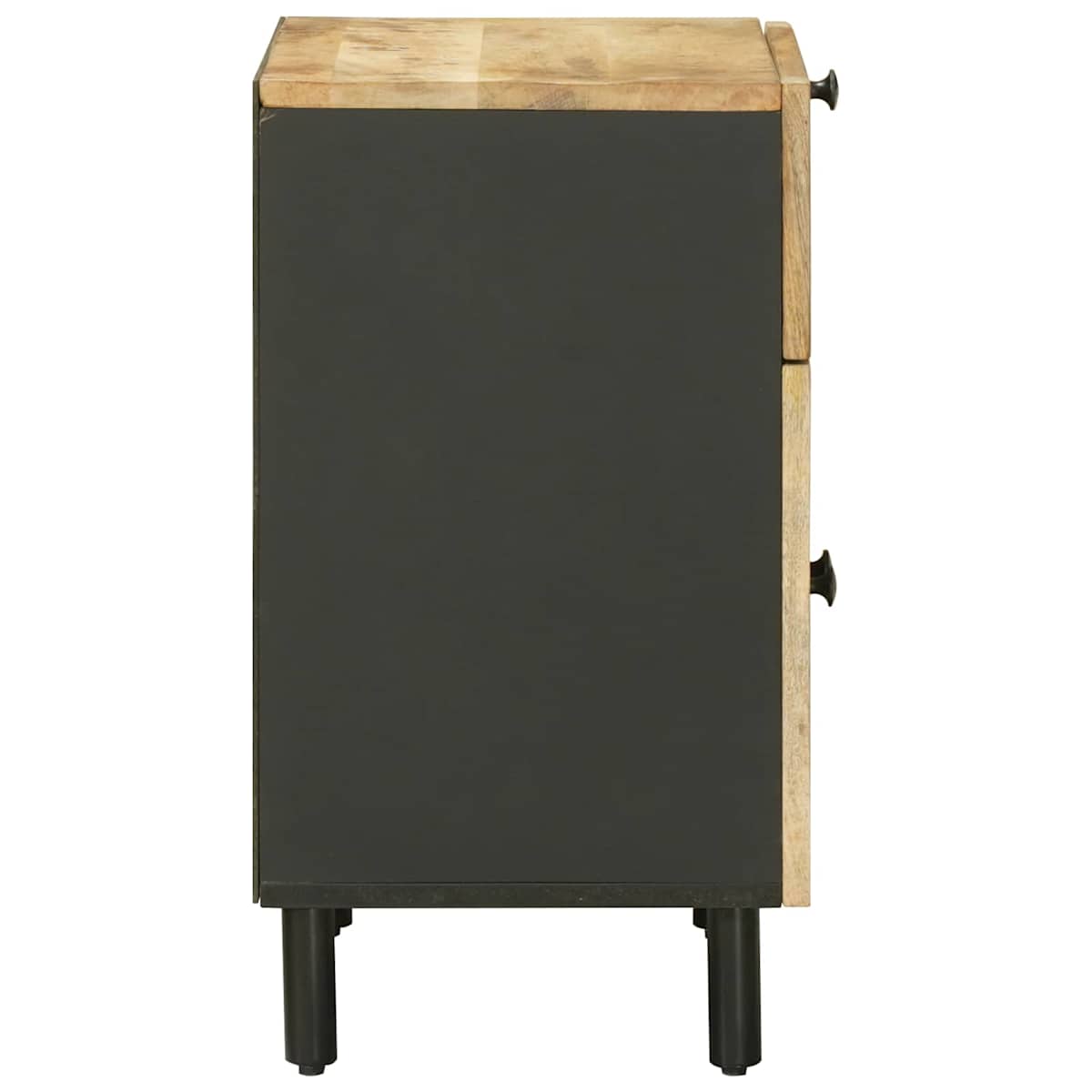 Sengebord Naturfarvet 50 x 33 x 60 cm Massivt mangotræ - Billede 5