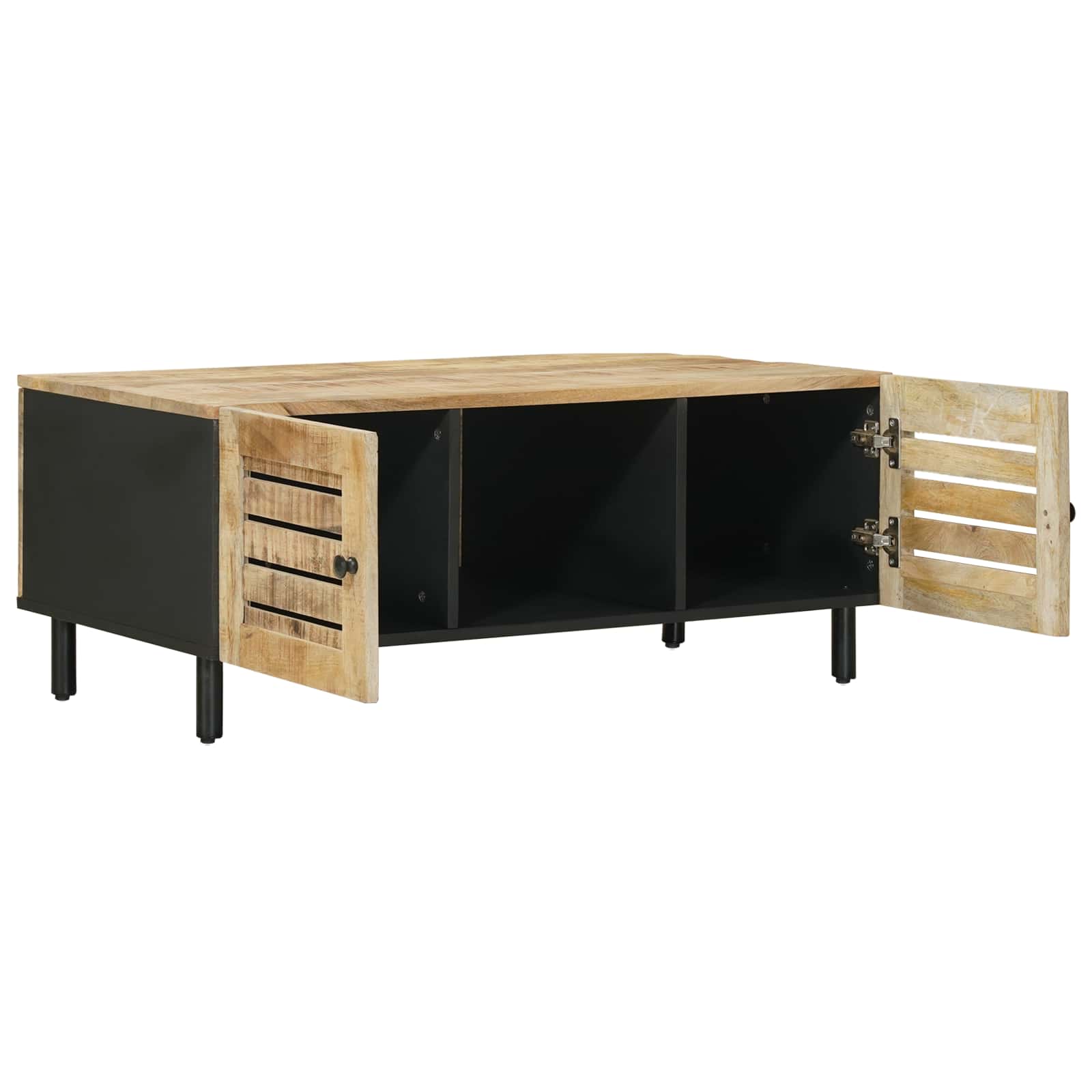 Salontafel Naturel 100 x 54 x 40 cm Massief Mango Hout image 3