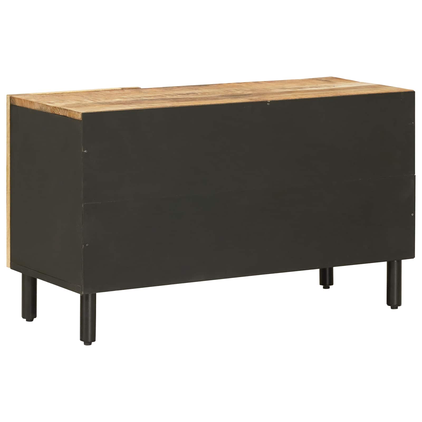 Opslagkasten Naturel 80 x 33 x 46 cm Massief Mango Hout image 6