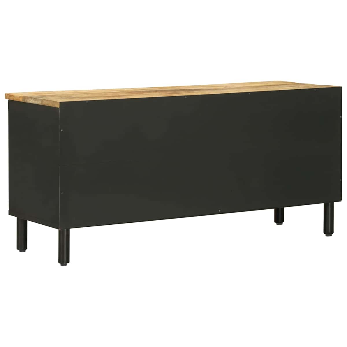 Opbevaringsskabe Naturfarvet 100 x 33 x 46 cm Massivt mangotræ - Billede 6