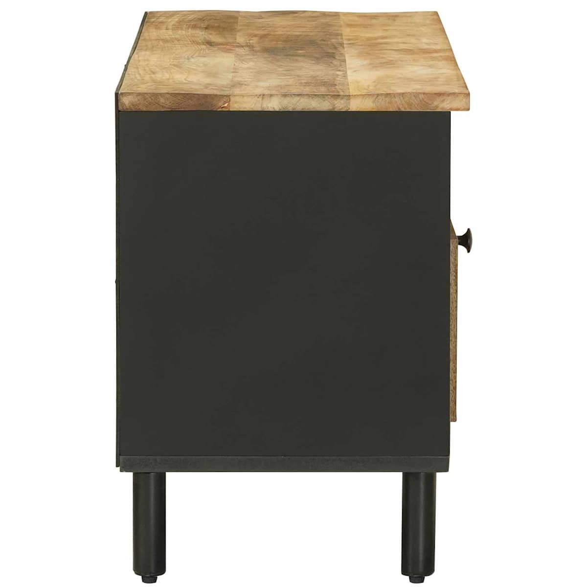 Opbevaringsskabe Naturfarvet 100 x 33 x 46 cm Massivt mangotræ - Billede 5