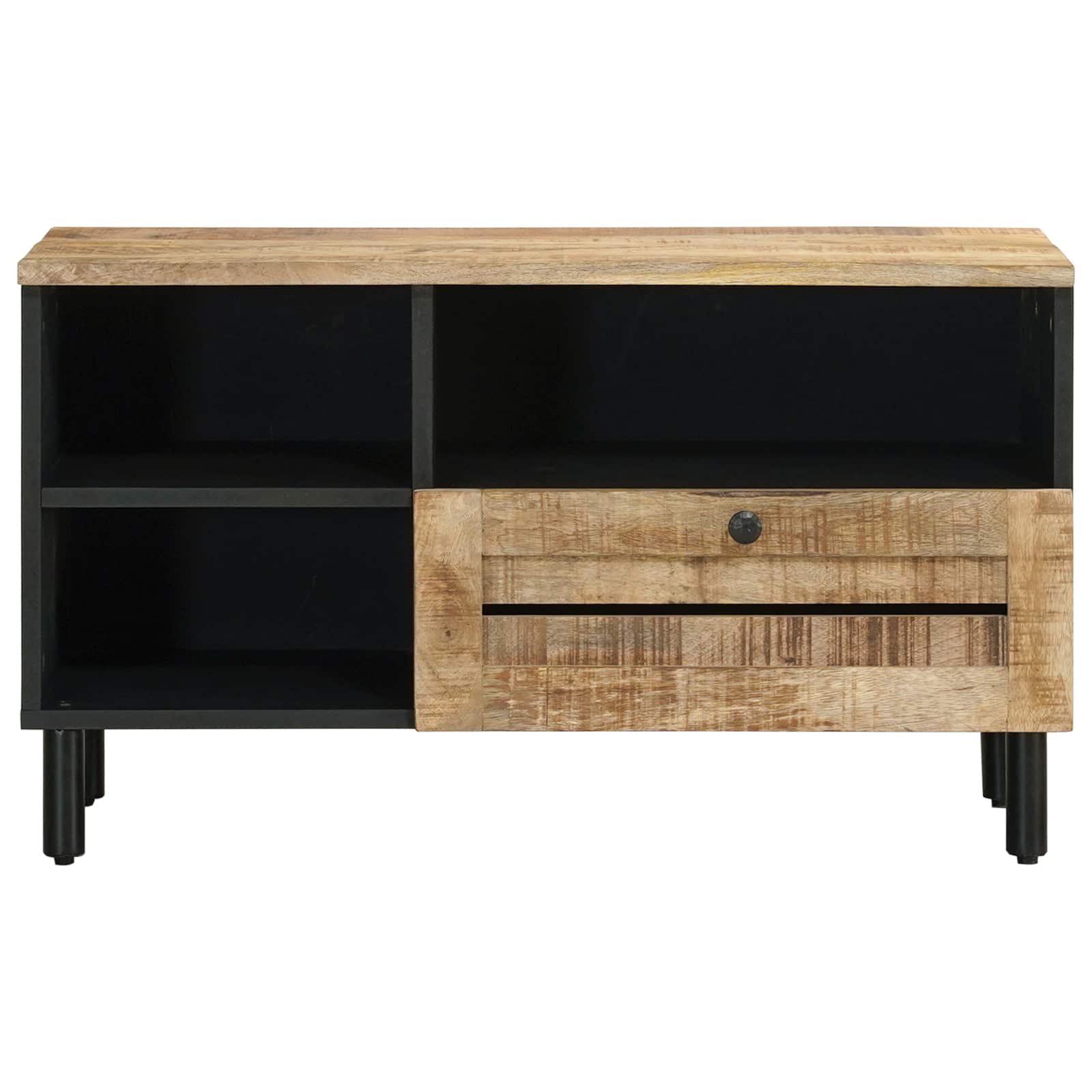 Opslagkasten Bruin 80 x 33,5 x 46 cm Massief Mango Hout image 4