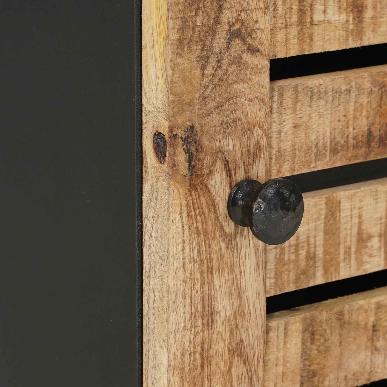 vidaXL Hängeschrank mit Speicher Braun und Schwarz 38 x 33,5 x 48 cm – Bild 8