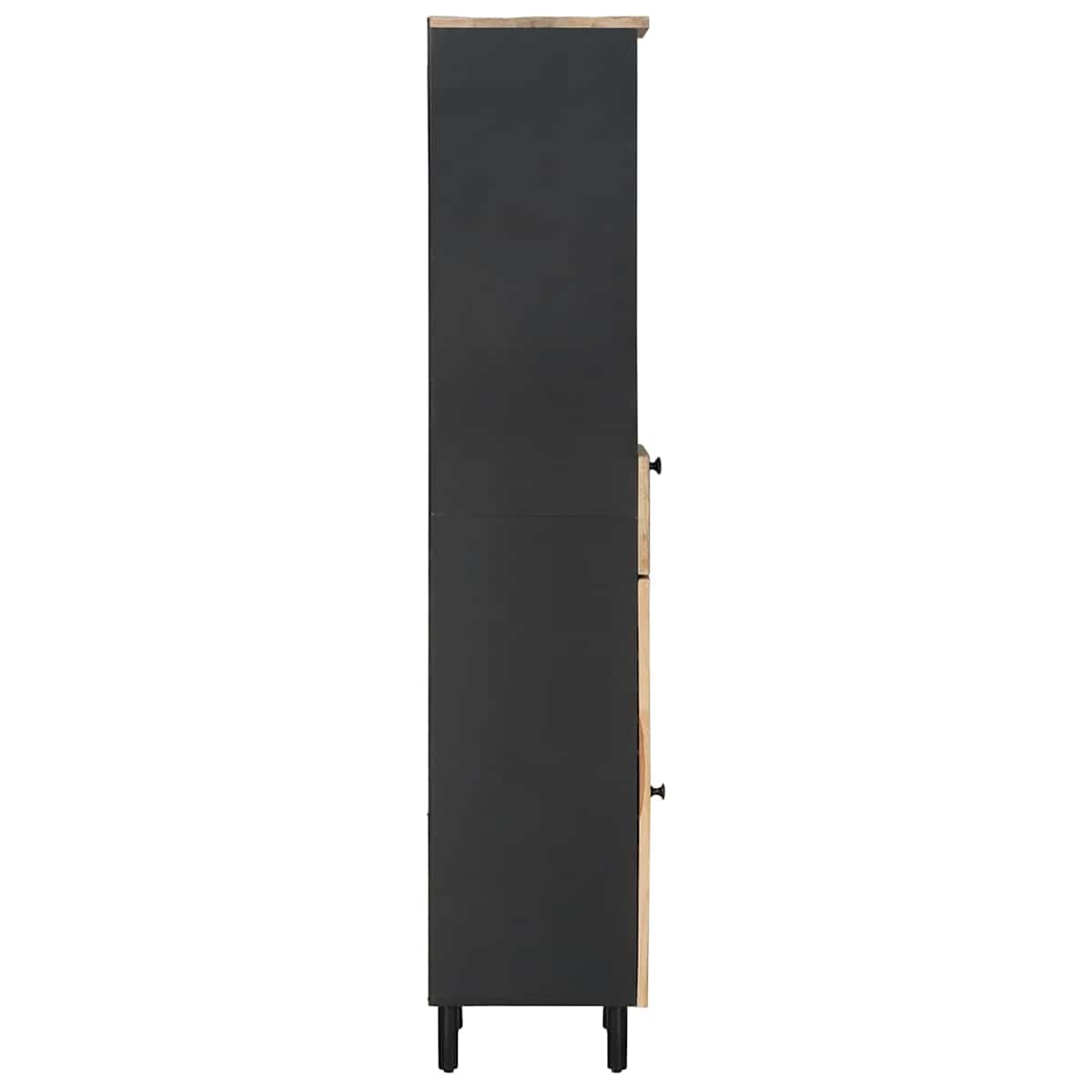 Badeværelsesskab Brun og sort 38 x 33,5 x 160 cm - Billede 5