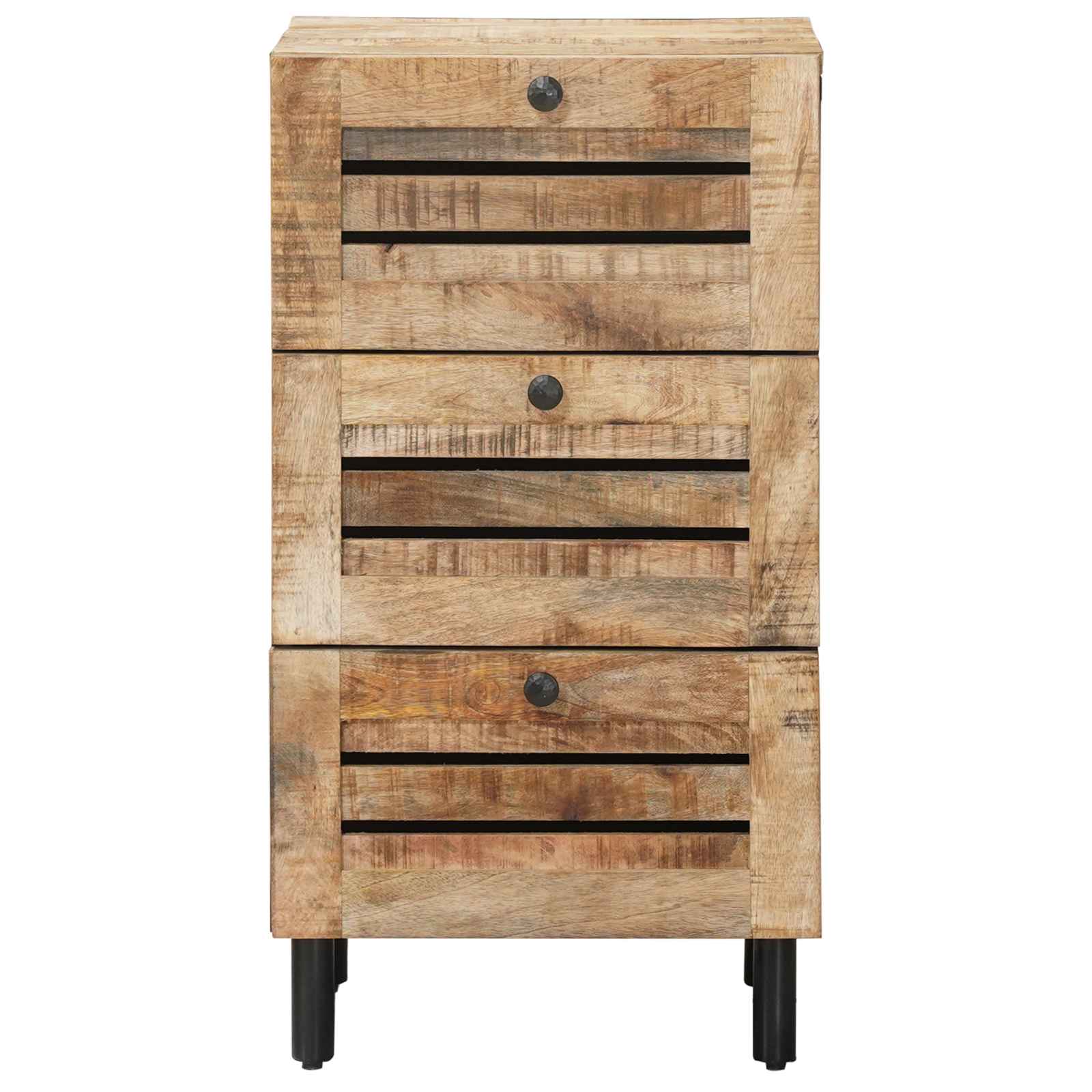 Opslagkasten Naturel 40 x 33 x 75 cm Massief Mango Hout image 4