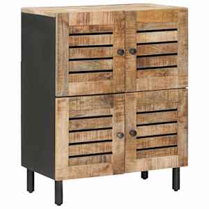 vidaXL Ladustamiskapid Naturaalne 60 x 33 x 75 cm Tugev mango puu