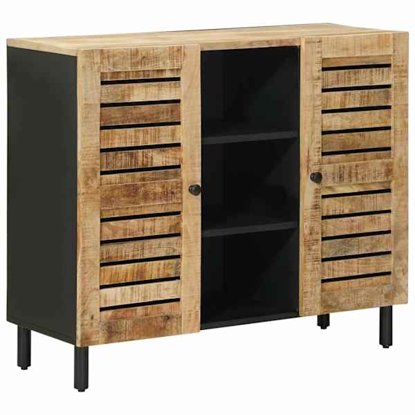 vidaXL Ladustamiskapid Naturaalne 90 x 33 x 75 cm Tugev mango puu