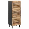 vidaXL Ladustamiskapid Naturaalne 40 x 33 x 110 cm Tugev mango puu